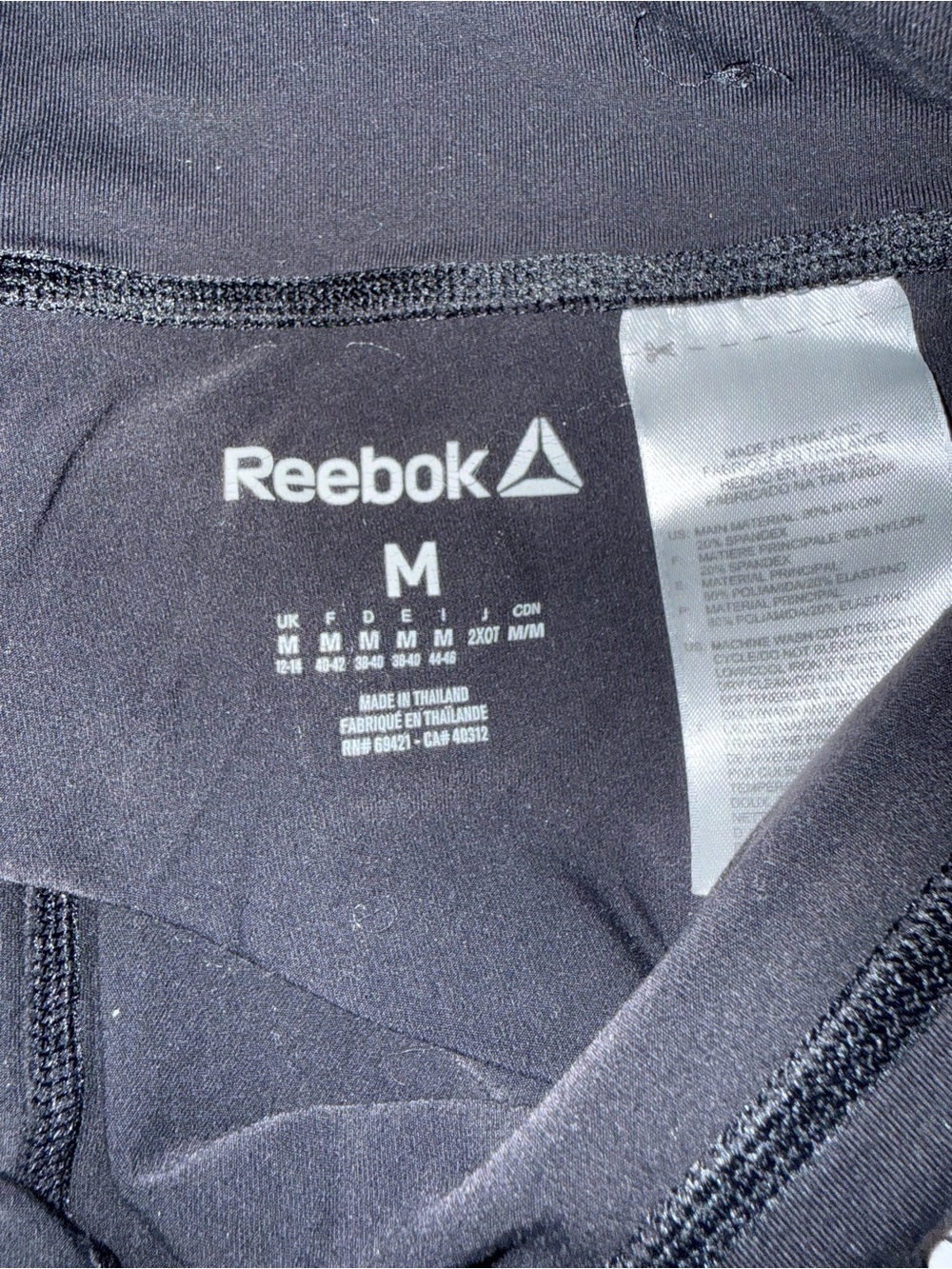 3 Pairs of Reebok Leggings- M